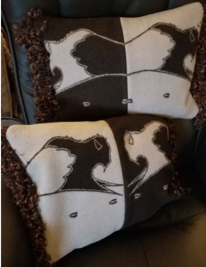 Buffalo pillow